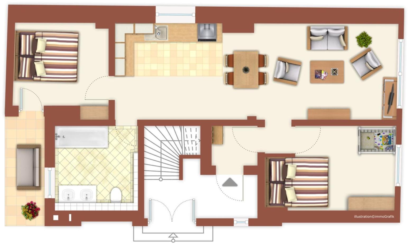 Kapitänshaus Fröhlich/tom *